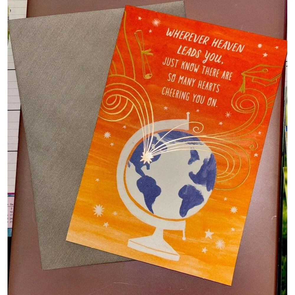 DaySpring Graduation Card – Wherever Heaven Leads You – Encouragement – New